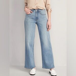 Old Navy High-Waisted Wow Wide-Leg Jeans Size 4